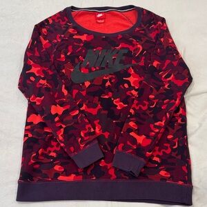 Mens Nike Camo Print Sweater